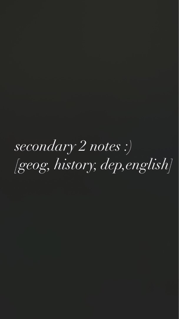secondary 2 notes! [pdf], Hobbies & Toys, Books & Magazines, Assessment ...