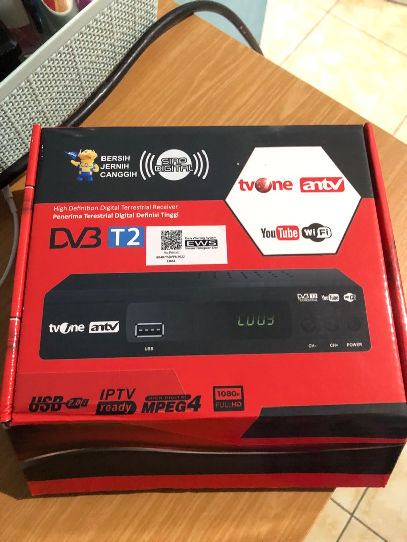 Set Top Box DV3/T2, Elektronik, TV & Perlengkapan Hiburan di Carousell