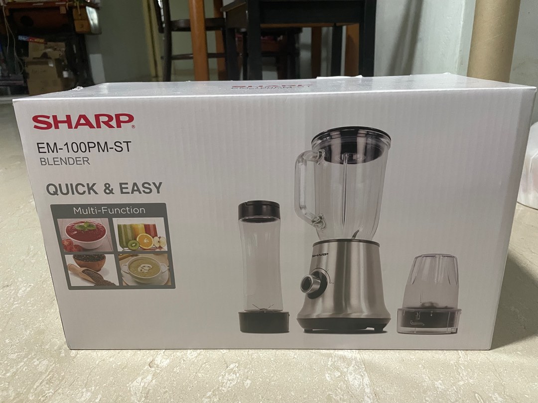 SHARP EM100PMST Blender, TV & Home Appliances, Kitchen Appliances