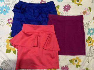 Skirts bundle for 150
