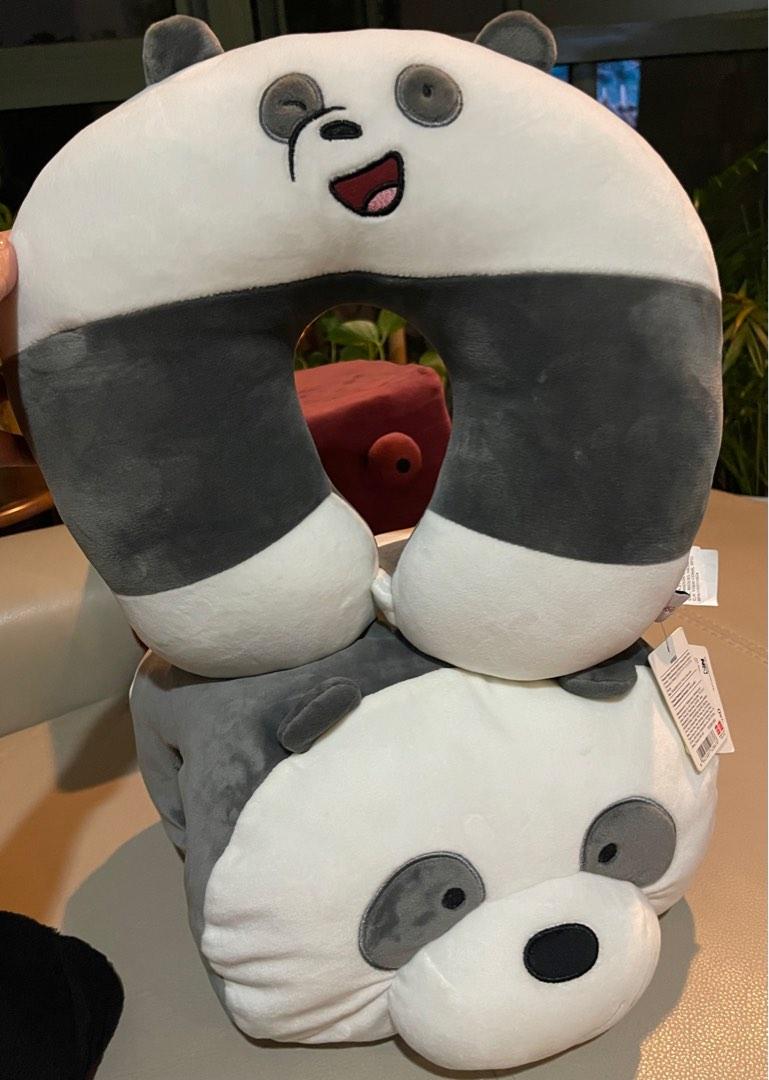 Miniso We Bare Bears Plush Toy Soft Pillow Cushion 18 in.