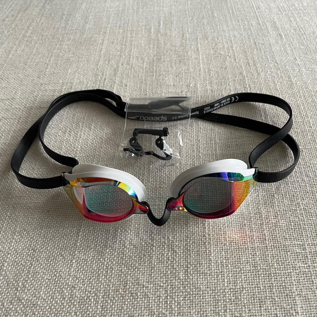 Speedo Speedsocket 2.0 Mirrored Goggles, Sports Equipment, Sports ...