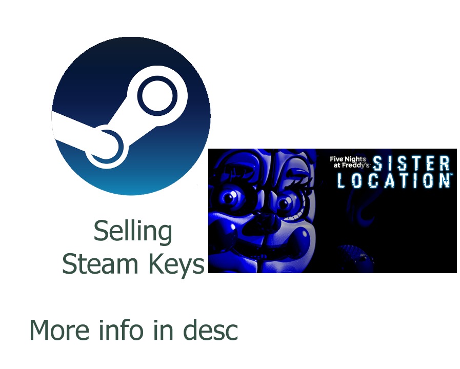[Steam Key] FNAF Sister Location (More games in profile), Video Gaming