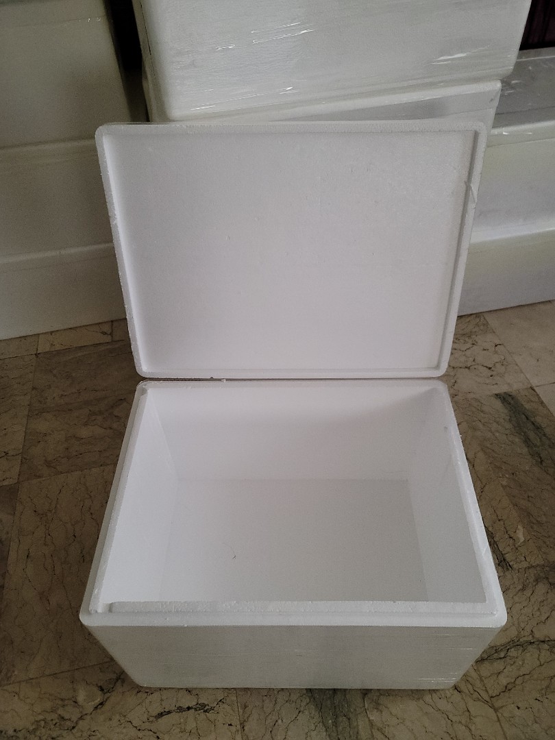 styro box, insulation box, foam box, Furniture & Home Living, Home