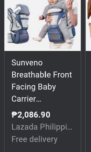 SUNVENO BABY CARRIER