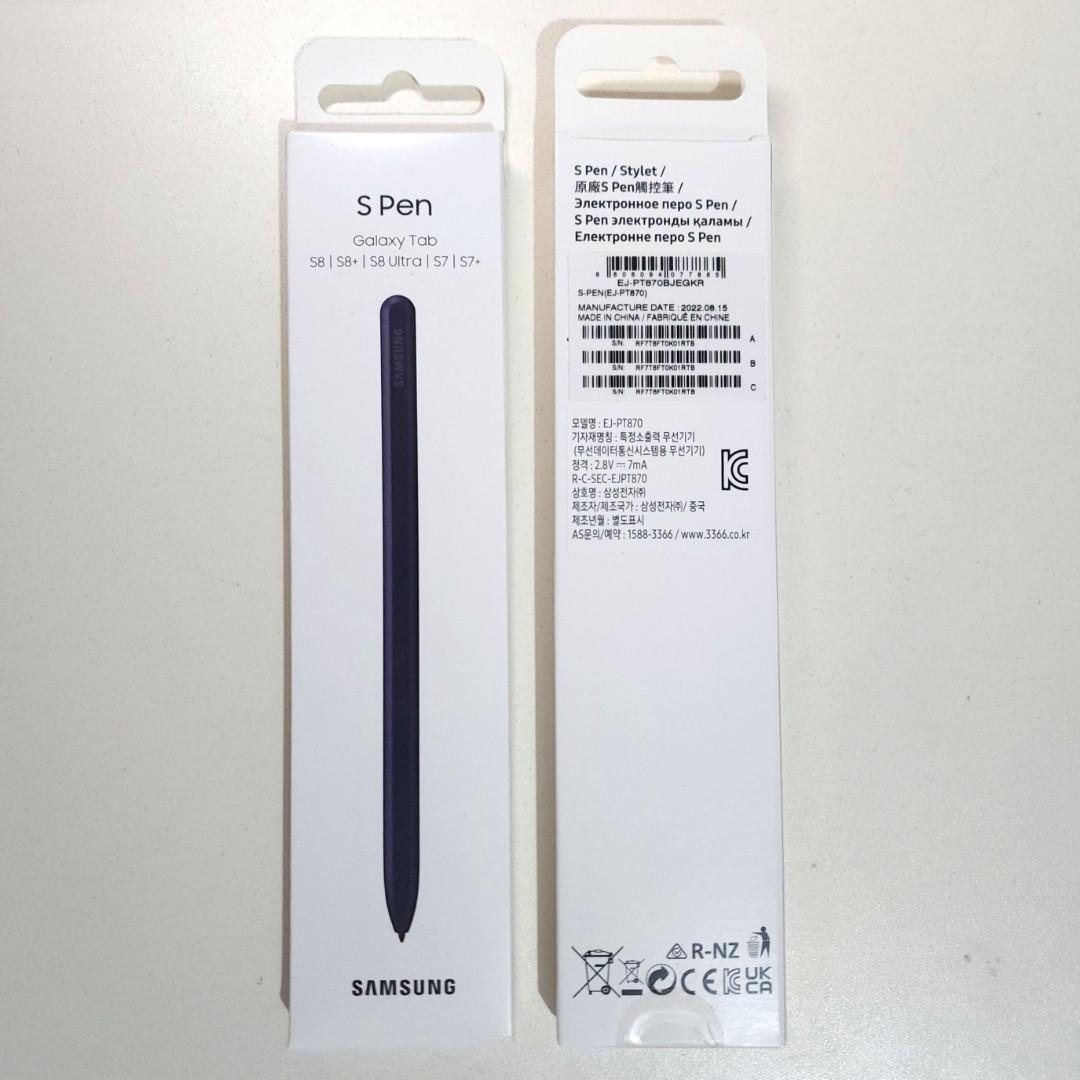 Tab S8/S8+ S7/S7+ S Pen Samsung (Category: Other Mobile & Gadget Accessories) located in Manila. Submitted by minimalistmermaid (Listing ID 1188065524, Image 2). Description: Brand new, last 1 on hand Compatible for all tab S7 and S8 base and plus variants: Tab S7 S7+ S8 S8+ S8 Ultra Original and official so it connects and air actions work unlike the replicas. Inclusions: S Pen booklet 2 extra nibs/tips (1 black-rubbery tip perfect for sketching