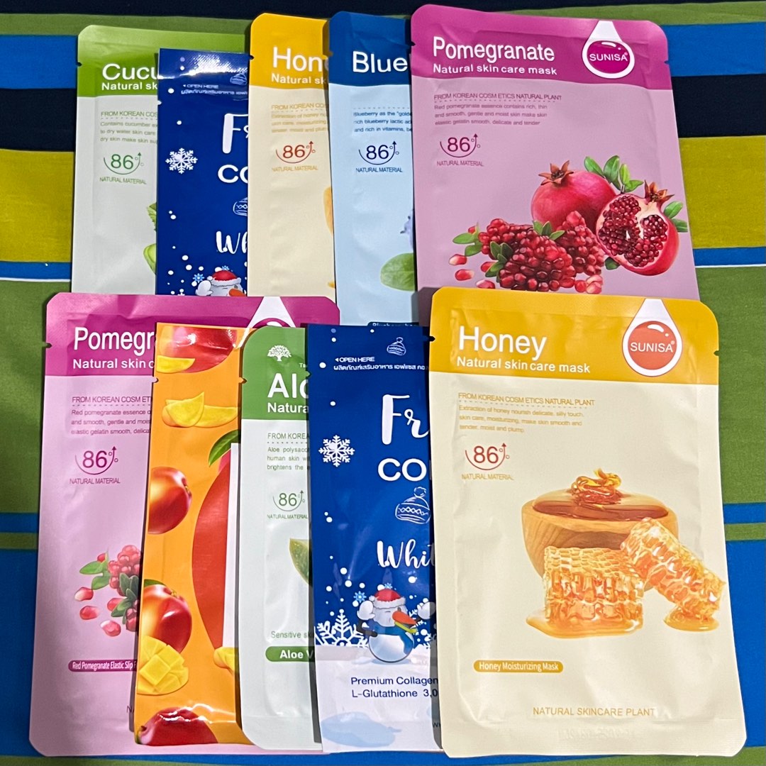 TAKE ALL Assorted Facial Mask, Beauty & Personal Care, Face, Face Care ...