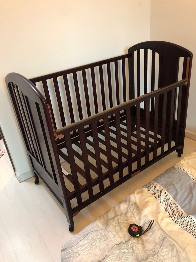 Teak wood baby cot, Babies & Kids, Baby Nursery & Kids Furniture, Cots