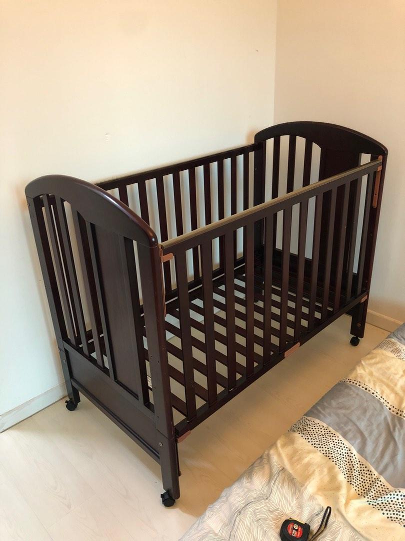 Teak wood baby cot, Babies & Kids, Baby Nursery & Kids Furniture, Cots