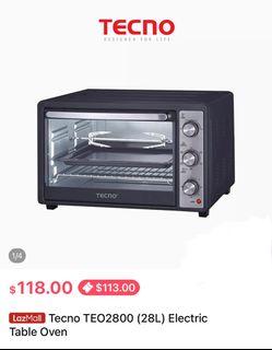 Tecno TEO2800 (28L) Electric Table Top Oven