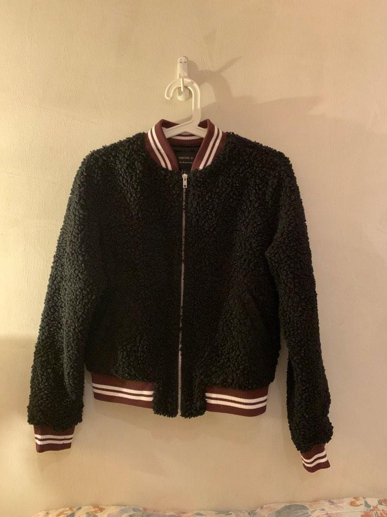 Teddy Bear Varsity Jacket, Women’s Fashion, Coats, Jackets and