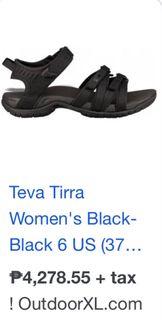 Teva tira women's black sandals🔥