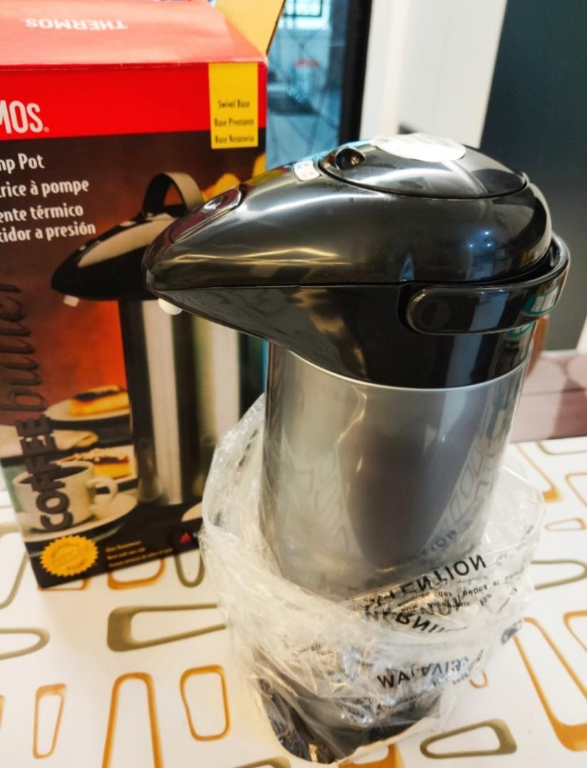 Thermos Coffee Pump Pot, TV & Home Appliances, Kitchen Appliances