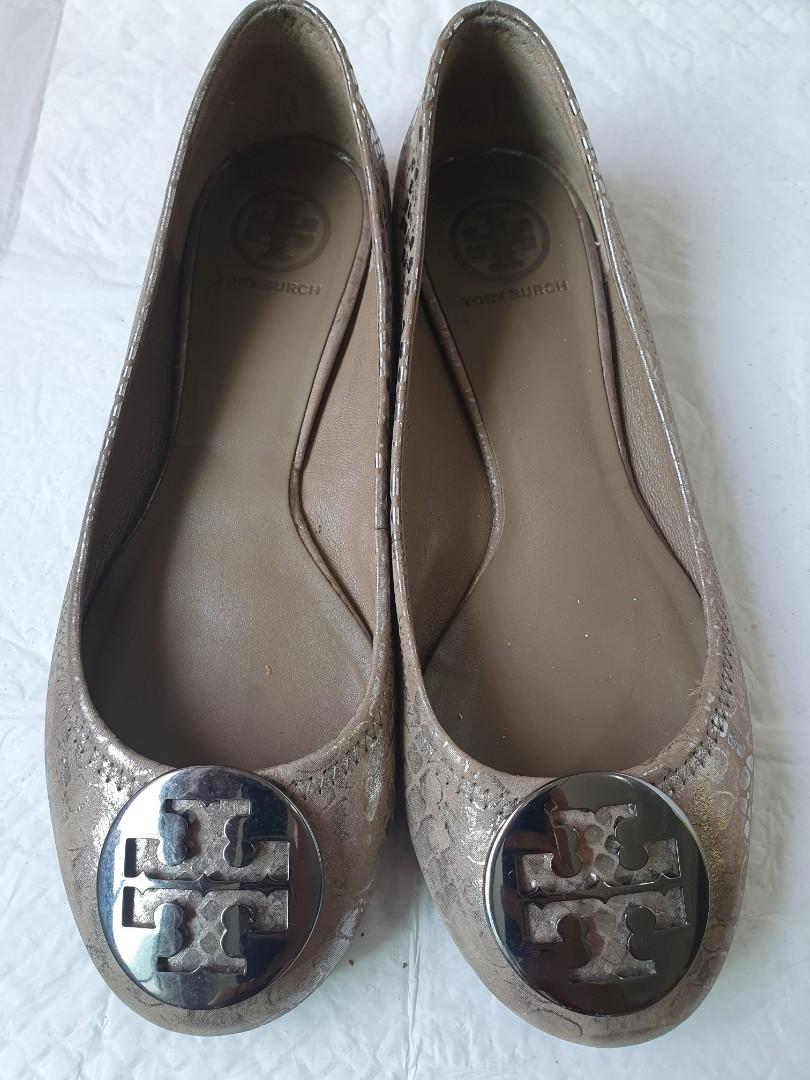 Tory burch snake print flats sales