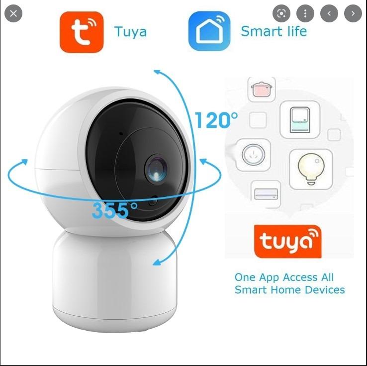 Tuya Smart Life 1080P IP Camera 2MP Wireless WiFi Security Surveillance CCTV Alexa Google Home Assistant Baby Monitor
