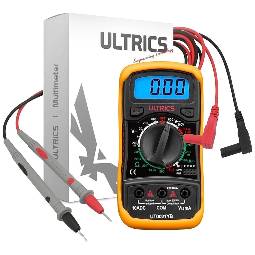 ULTRICS Digital Multimeter, Voltmeter Ammeter Ohmmeter Circuit Checker
