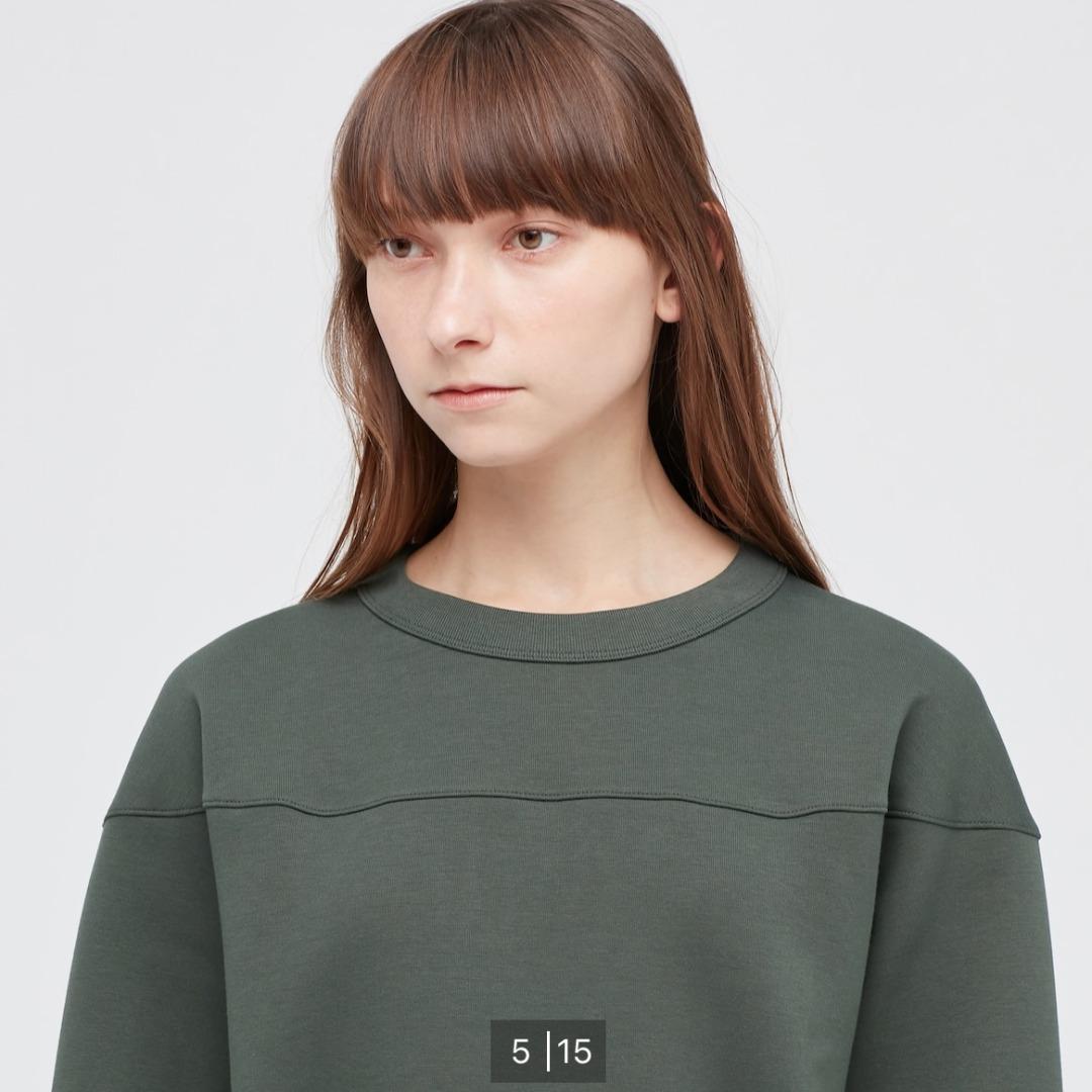 Uniqlo U Crew Neck Long Sleeve Sweater Women s Fashion Tops Longsleeves on Carousell