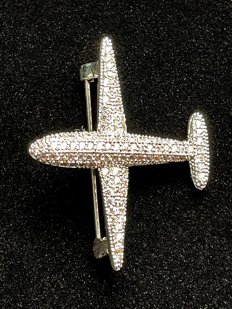 Aeroplane brooch clearance