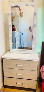 Vanity mirror cabinet
