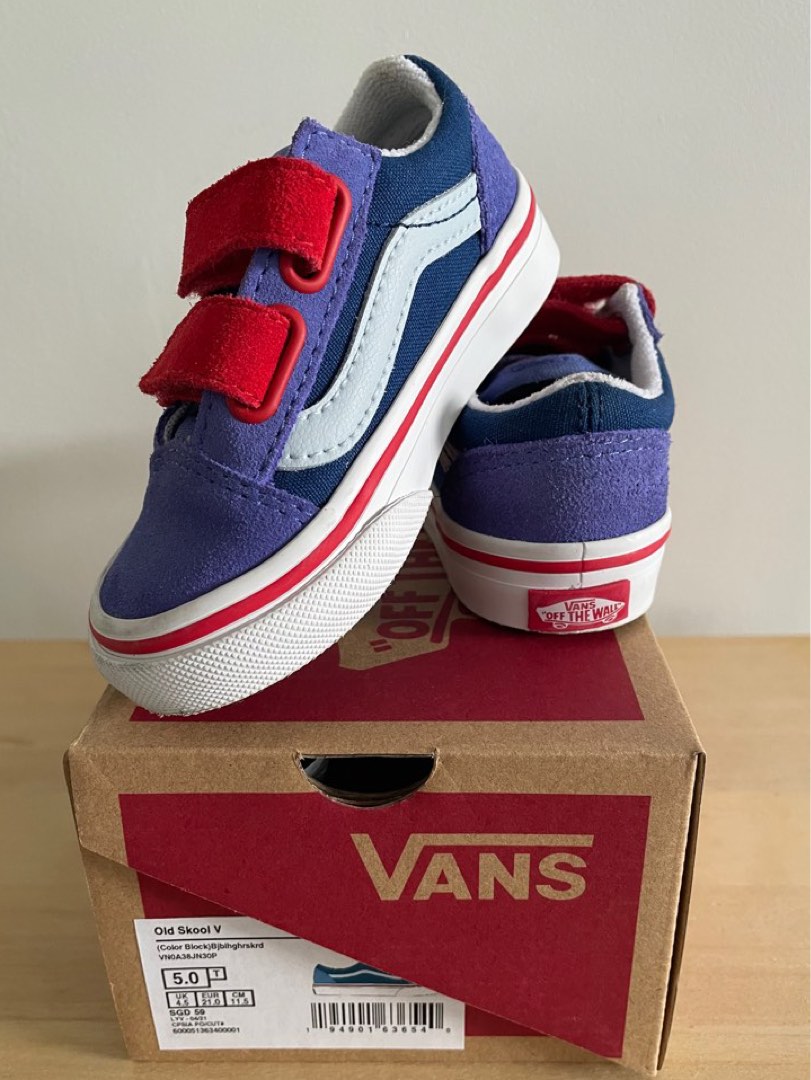 Vans color block old school toddler sneakers shoes Babies Kids
