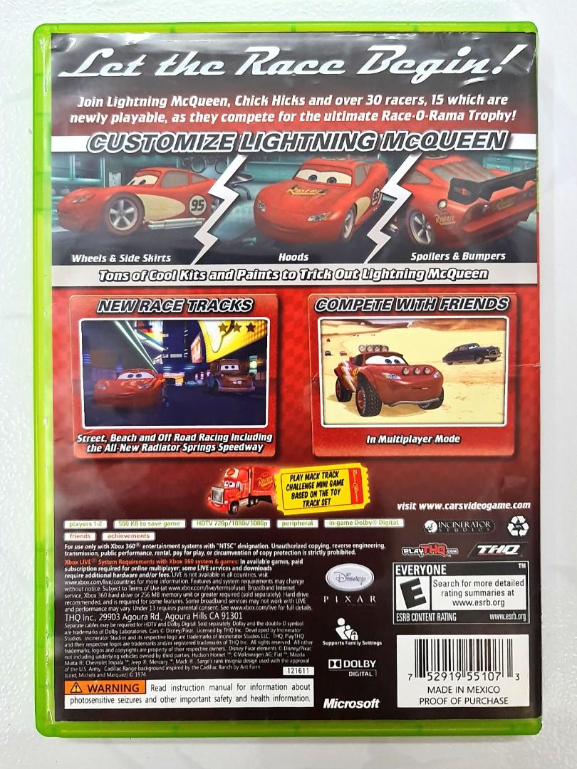 Disney/Pixar Cars Race-O-Rama Box Shot for Xbox 360 - GameFAQs
