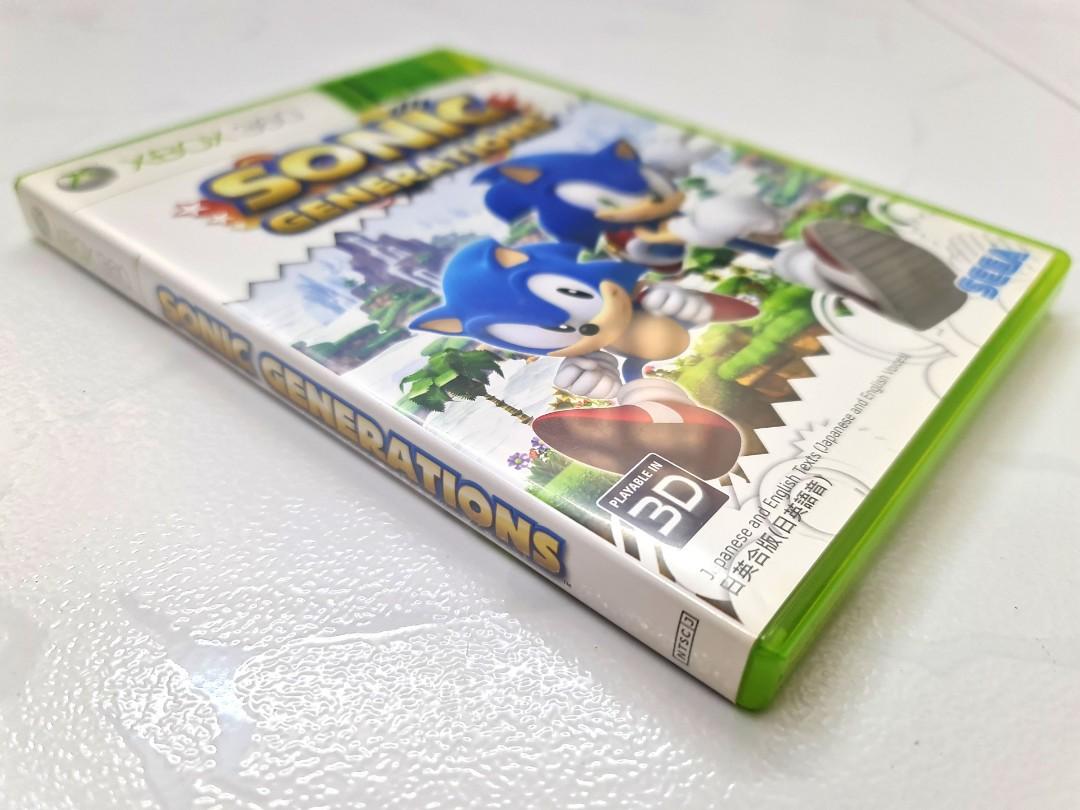Sonic Generations [REPRO-PACTH] - Xbox 360 - Sebo dos Games - 10 anos!