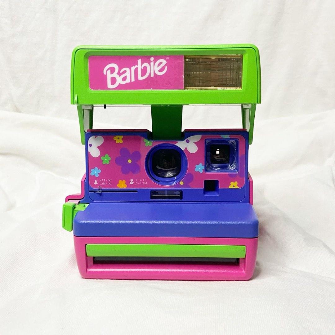 vintage barbie polaroid camera