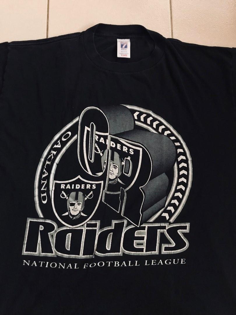 Vintage 80s Los Angeles Raiders Logo 7 L Jersey T Shirt Oakland Vegas USA