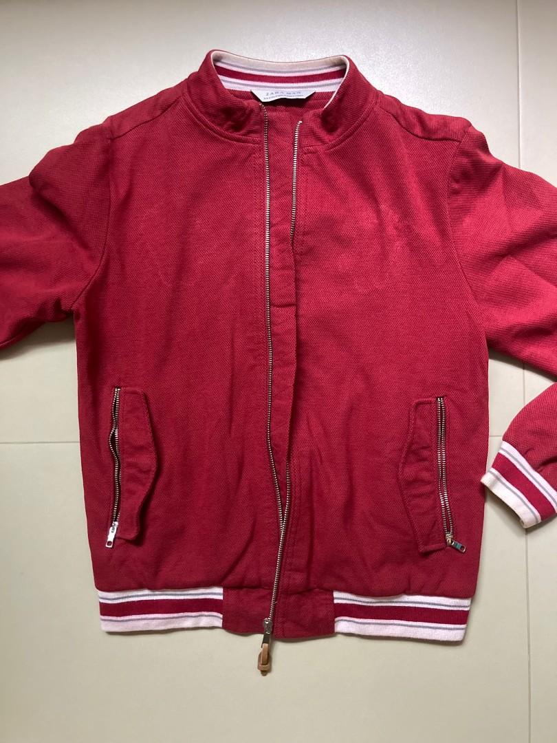 Zara red jacket mens clearance