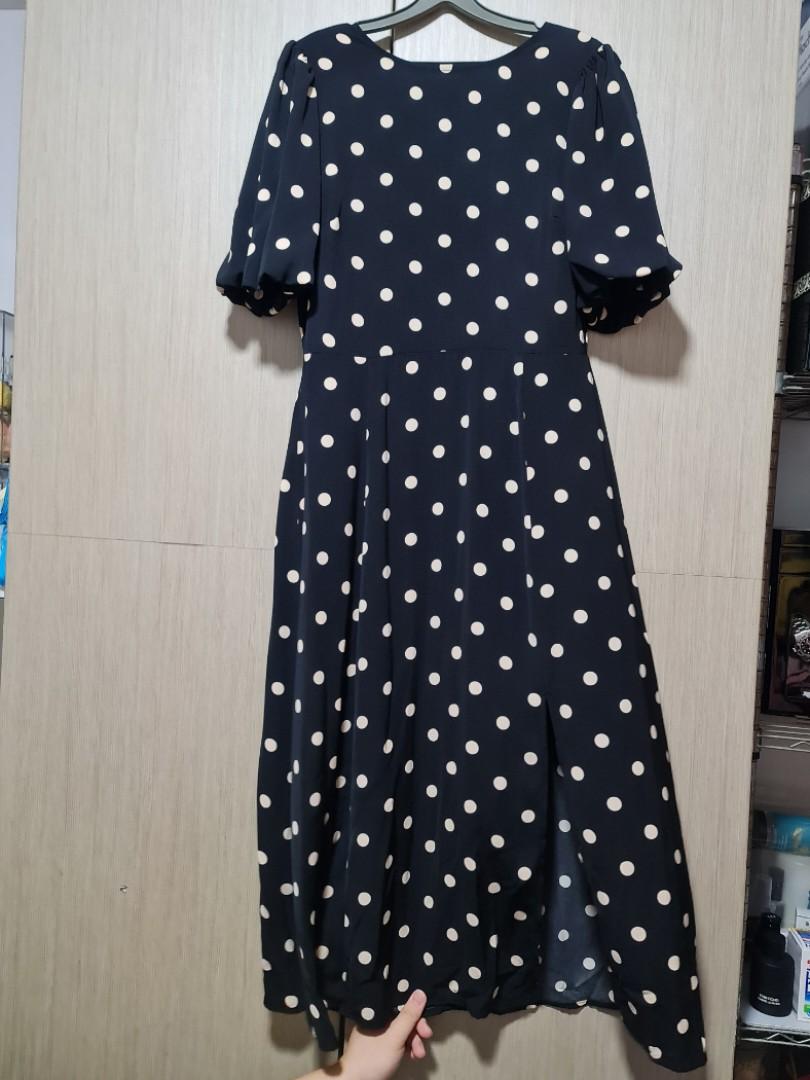 Warehouse polka dot deals dress