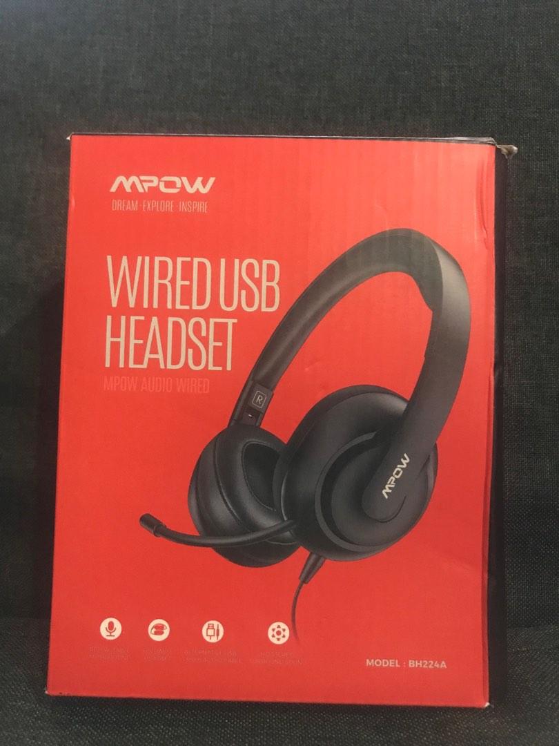 Wired USB Headset, Audio, Headphones & Headsets on Carousell