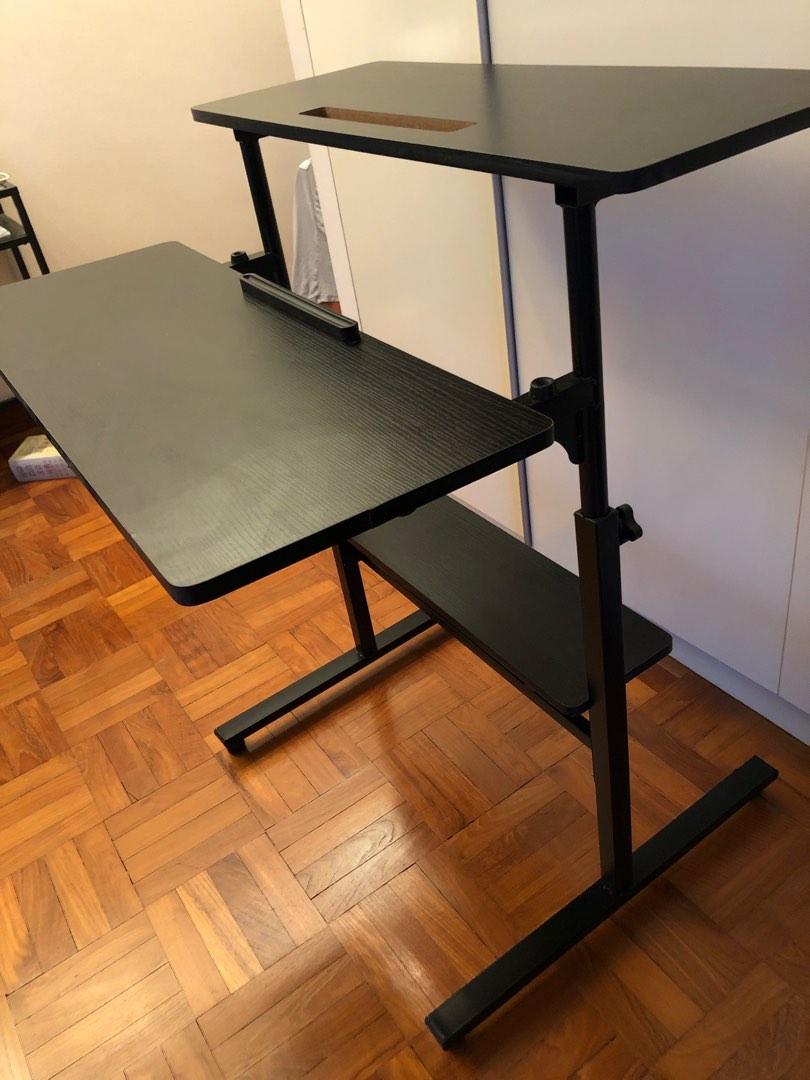 Work/study Table - height adjustable, Furniture & Home Living ...