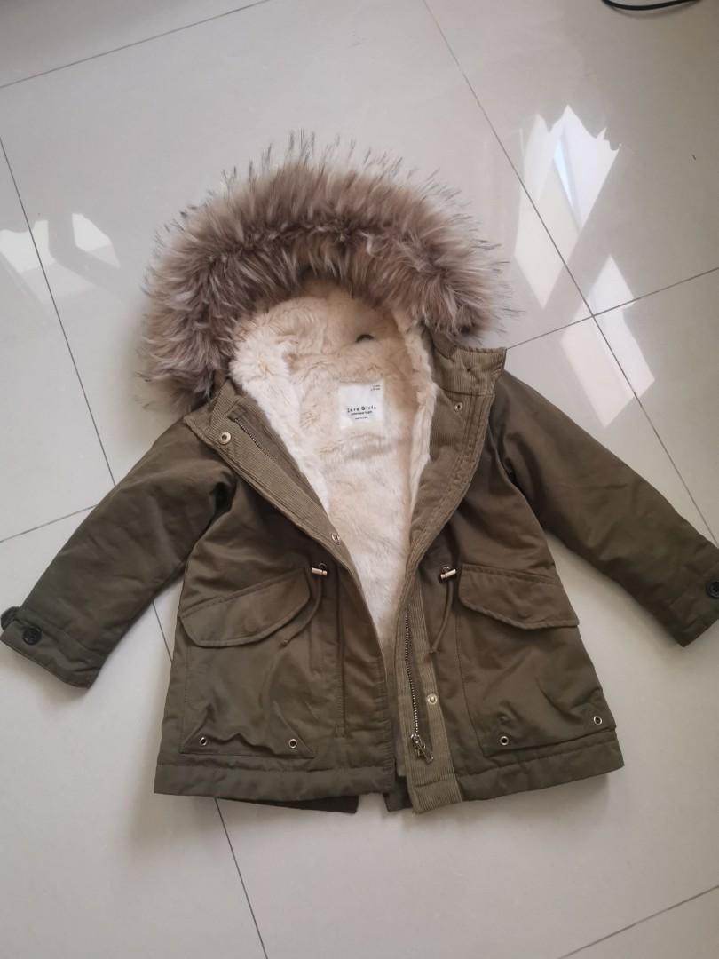 Zara girls coat size 5