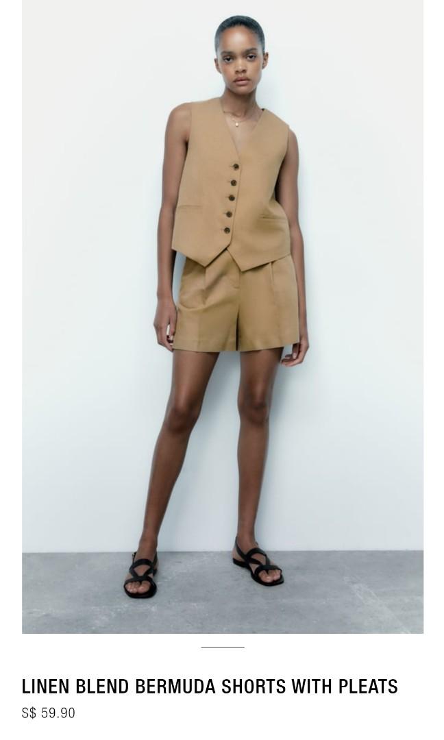 linen waistcoat and shorts