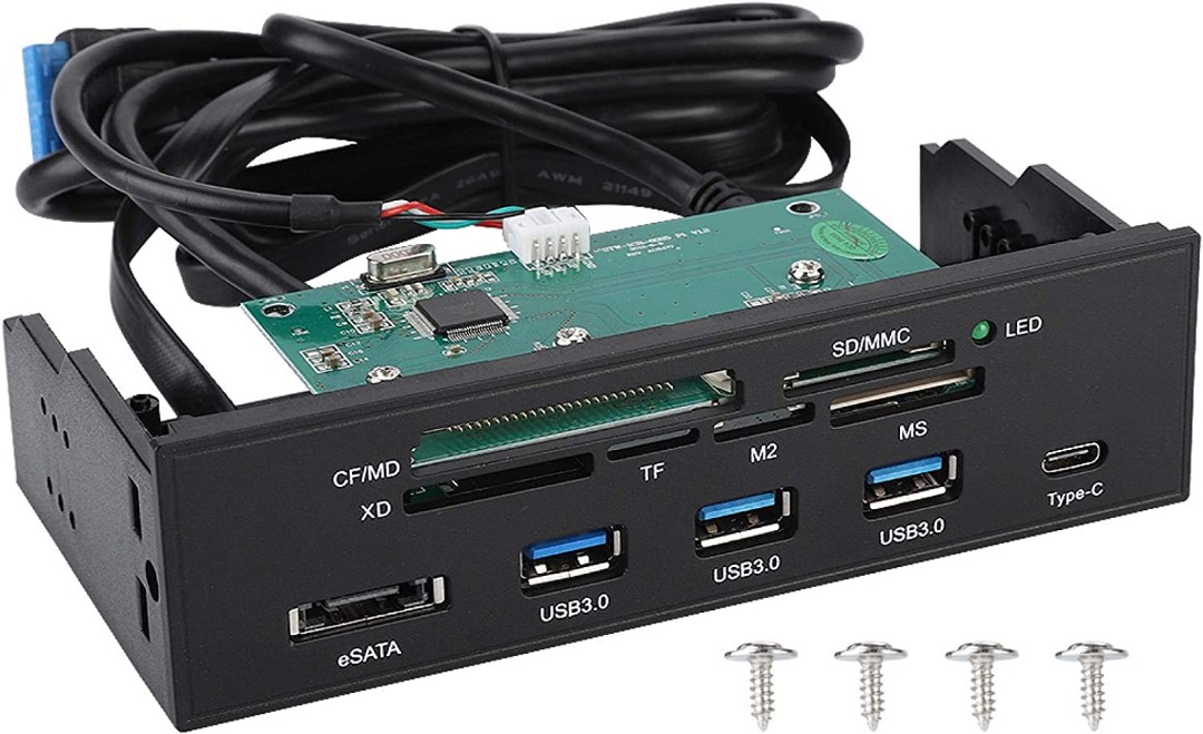 5.25in PC Front Panel Internal Card Reader, Multifunction Internal Card ...