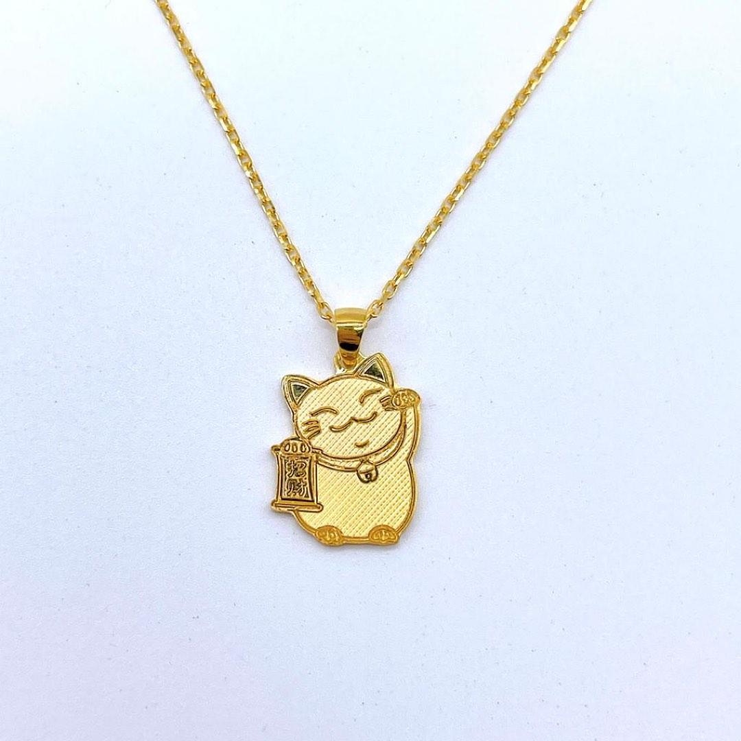 Gold cheap cat jewelry