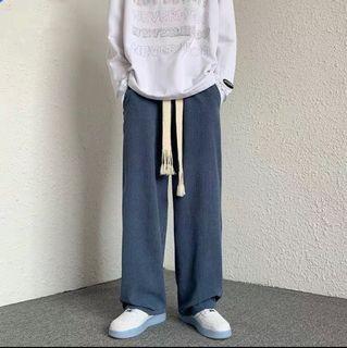 克萊因藍復古牛仔褲