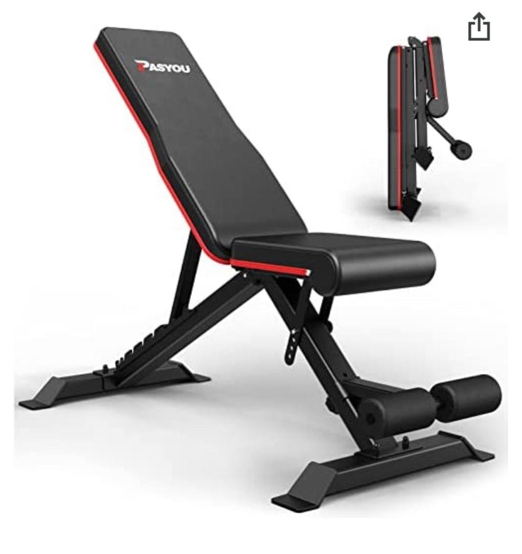 Multipurpose foldable exercise best sale bench