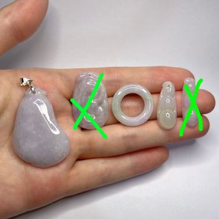 天然翡翠A貨 小紫件64235361471875110