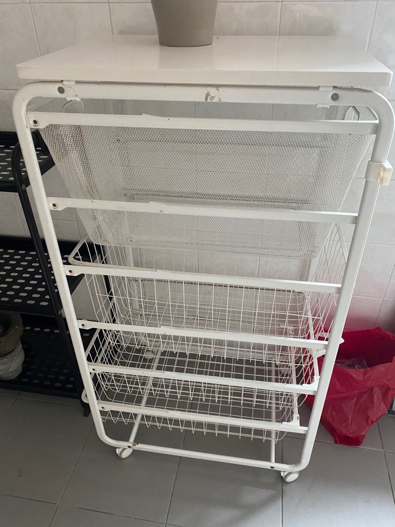Ikea Algot laundry basket system, Furniture & Home Living, Home