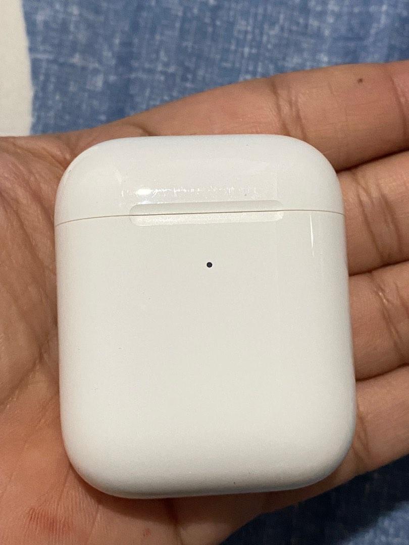 Apple AirPods 2 wireless charging case, Audio, Earphones on Carousell