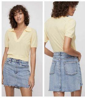 Aritzia Denim Skirt in Medium Wash US Size 4