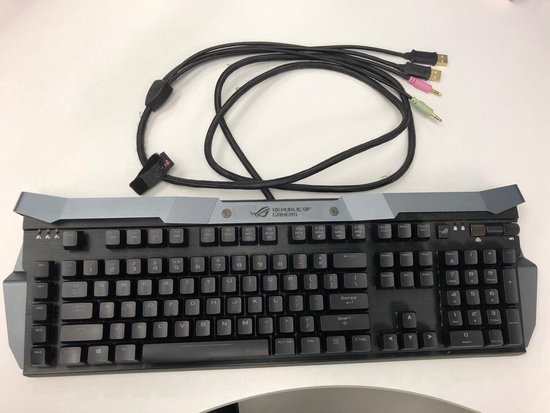 ASUS GK2000 Republic of Gamers Keyboard, 電腦＆科技, 電腦周邊及配件, 電腦鍵盤及相關產品 ...