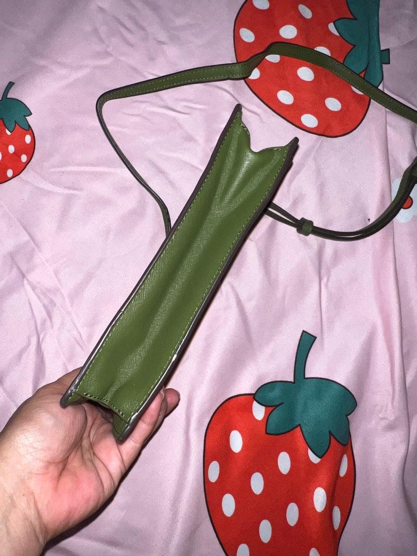 authentic KATE SPADE leather olive green cross body bag, Women's