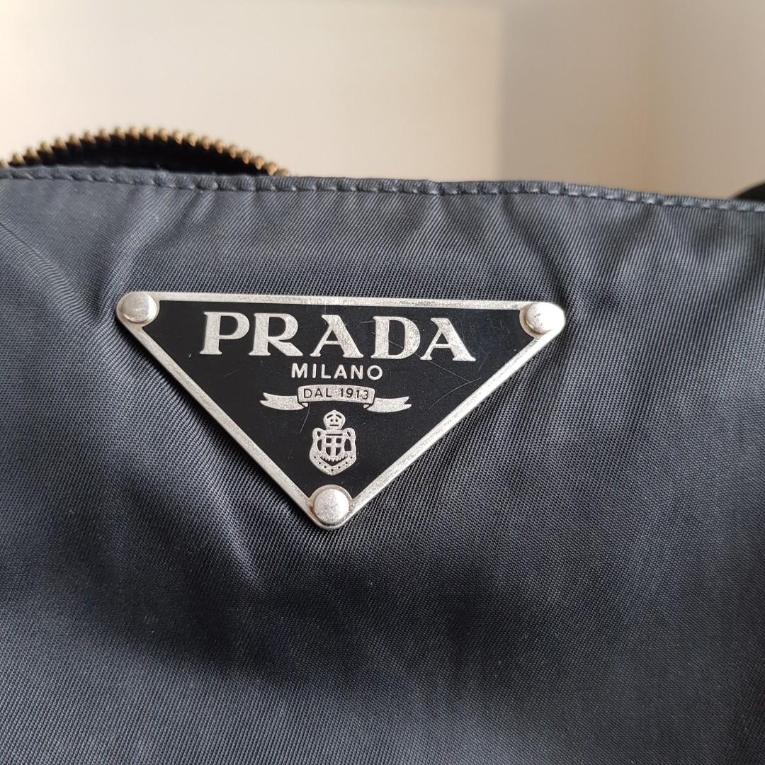 Authentic Prada vintage shoulder bag, Luxury, Bags & Wallets on Carousell