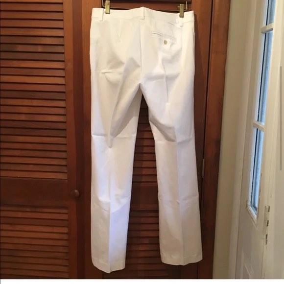 Authentic Ralph Lauren Trouser Pants Adelle White, Women's Fashion,  Bottoms, Other Bottoms on Carousell