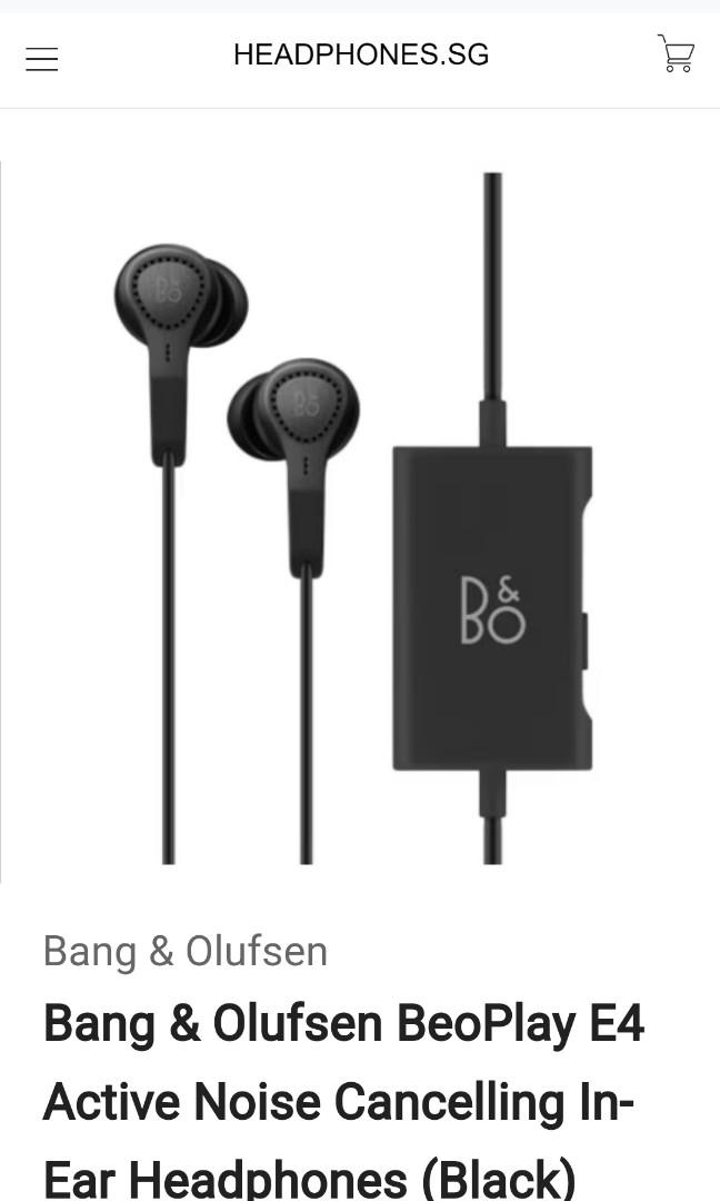 Bang Olufsen BeoPlay E4 Active Noise Cancelling Audio