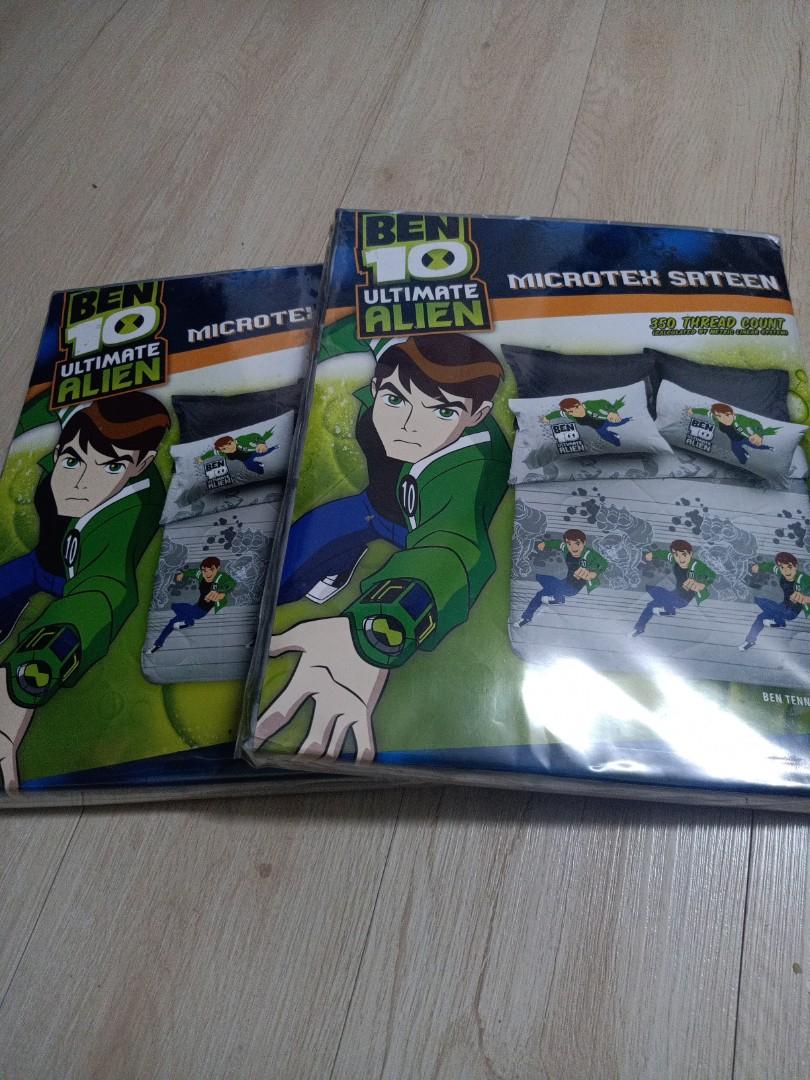 Ben 10 Super Single sheet X 2, Furniture & Home Living, Bedding