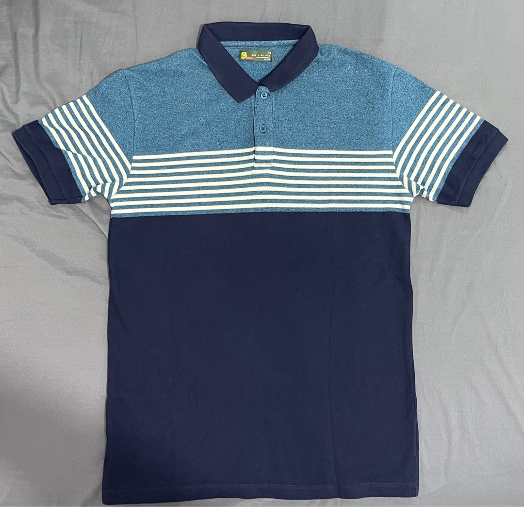 Bench Polo Shirt Blue (M), Men's Fashion, Tops & Sets, Tshirts & Polo ...