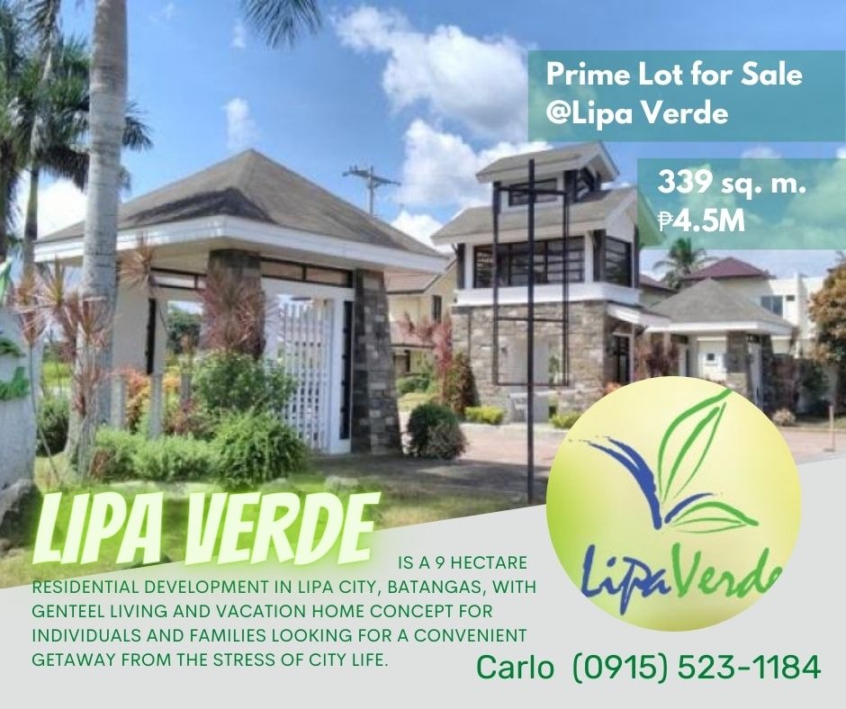 Lot for Sale Lipa City, Batangas, Property, For Sale, Lot on Carousell